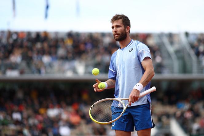 Le Français Corentin Moutet lors du tournoi de Roland-Garros, le 30 mai 2024 à Paris.
