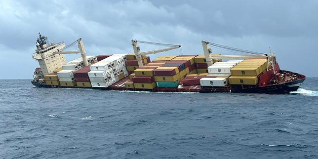 Container ship carrying 'hazardous cargo' sinks off the Indian coast