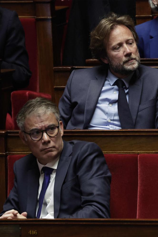 O líder dos socialistas da Assembléia, Boris Vallaud, anunciou votar em Olivier Faure na segunda rodada da eleição para a liderança do partido em junho, sem dar instruções de votação. 27 de maio de 2025. 