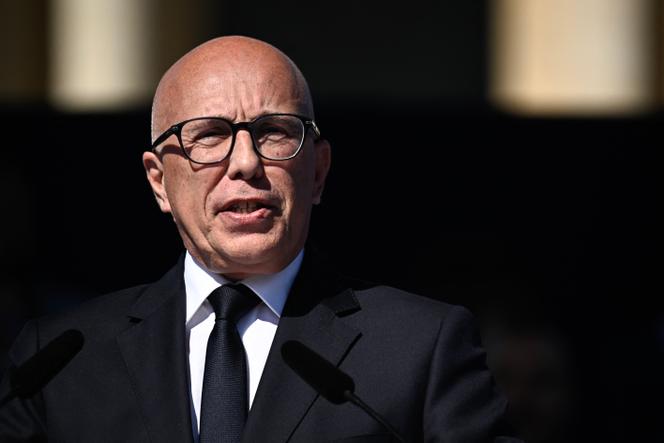 Eric Ciotti, président du groupe parlementaire de l’Union des droites pour la république, à Paris, le 6 avril 2025.