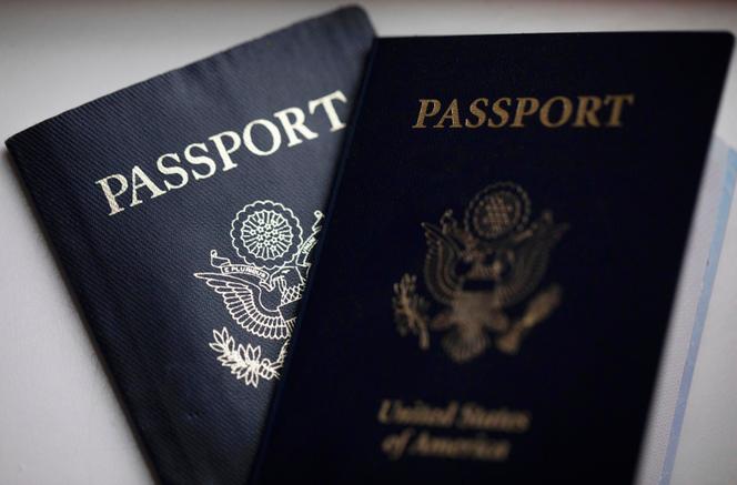 Passeports américains. Ilustration.