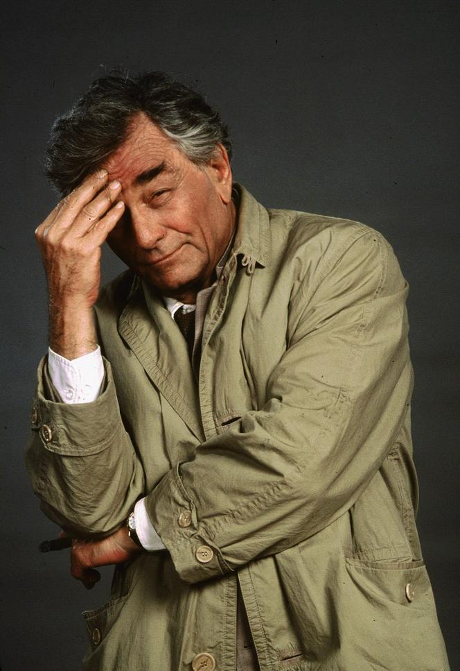 Peter Falk, interprète du lieutenant Columbo.