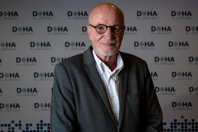 Le politologue François Burgat, au Forum de Doha, le 27 mars 2022.