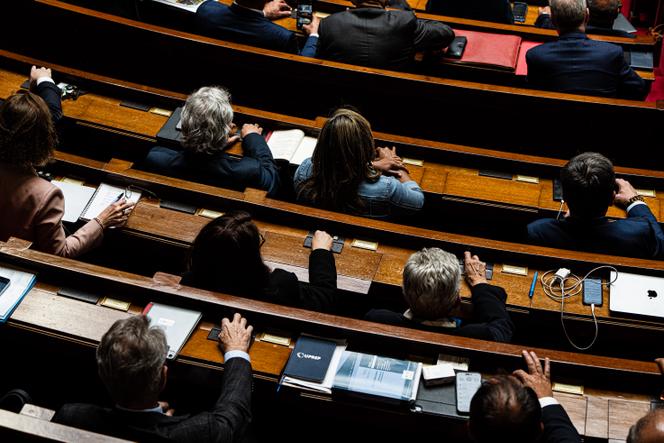 A l’Assemblée nationale, à Paris, le 27 mai 2025.