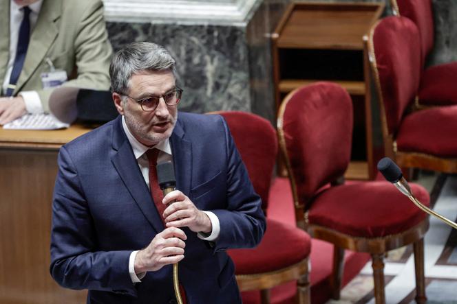 Le député (Gironde, Renaissance) Florent Boudié, président de la mission d’information sur l’avenir institutionnel de la Corse, à l’Assemblée nationale, le 31 octobre 2024.