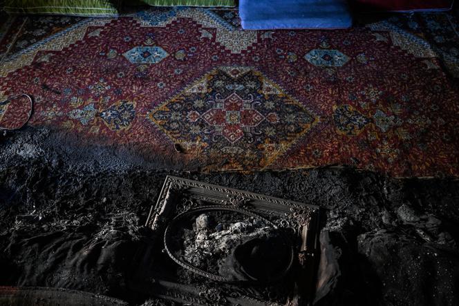 Une mosquée druze a été vandalisée et incendiée, le 8 mai 2025 à As-Suwarah Al-Kubra (Syrie).