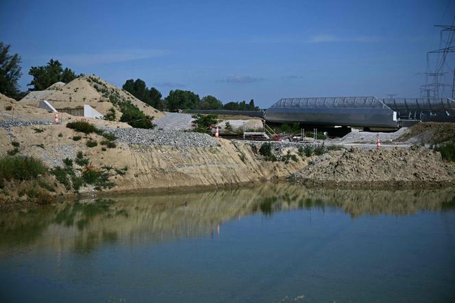 Un site de construction de l’autoroute A69 entre Toulouse et Castres, à Verfeil, le 28 mai 2025.