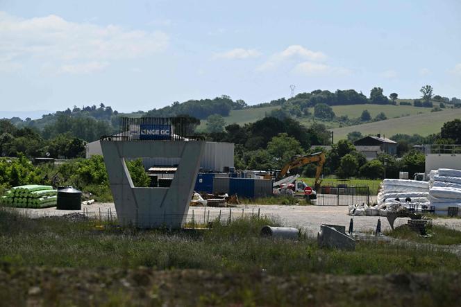 Un chantier de l’autoroute A69 à Verfeil, dans le sud-ouest de la France, le 28 mai 2025.