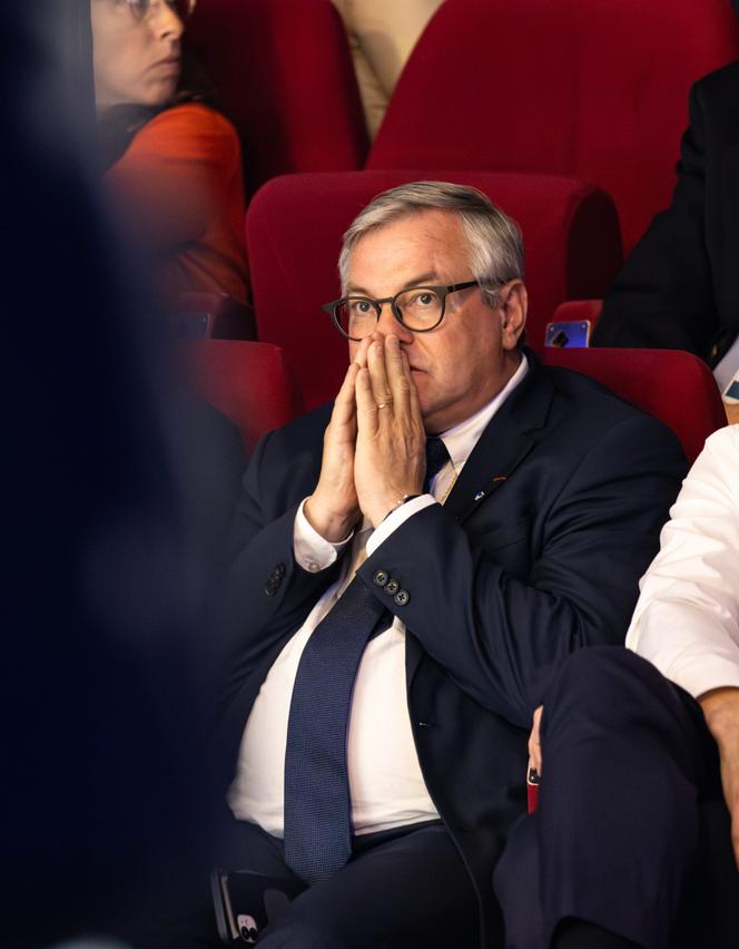 Olivier Le Nézet, lors des Assises de la pêche et des produits de la mer, au Palais des Congrès de Lorient (Morbihan), le 20 juin 2024.