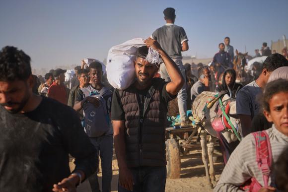 A Rafah, dans le sud de la bande de Gaza, jeudi 29 mai 2025.