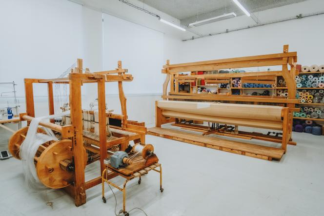 Les métiers à tisser de Simone Prouvé, à Romainville.