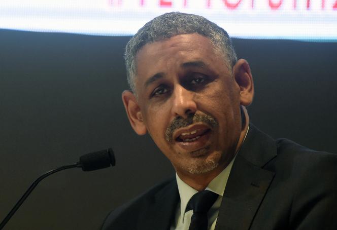 L’ancien ministre de l’économie mauritanien, Sidi Ould Tah, à Abuja, au Nigeria, le 27 juillet 2019.