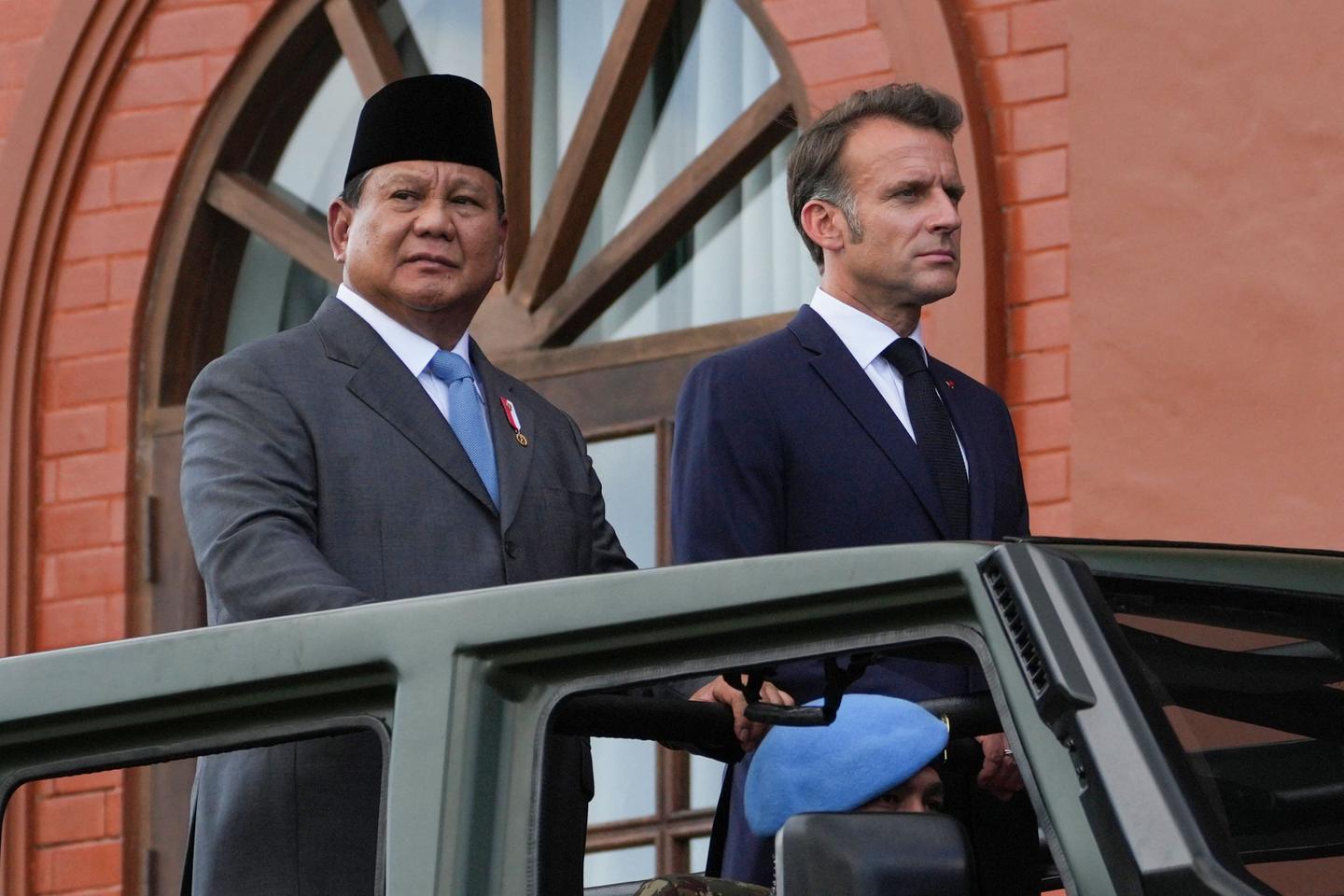 Macron decorates Indonesian leader with France's highest honor