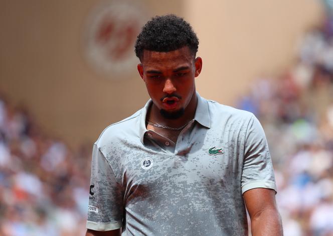Le Français Arthur Fils lors de sa victoire au deuxième tour de Roland-Garros, jeudi 29 mai.