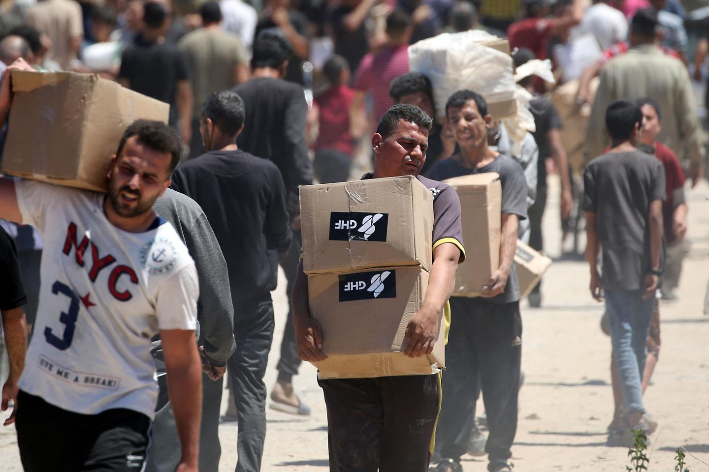Gaza aid sites suspend operations as Israel declares access routes 'combat zones'