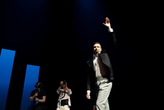 Le président du RN, Jordan Bardella, à Narbonne (Aude), le 1ᵉʳ mai 2025.
