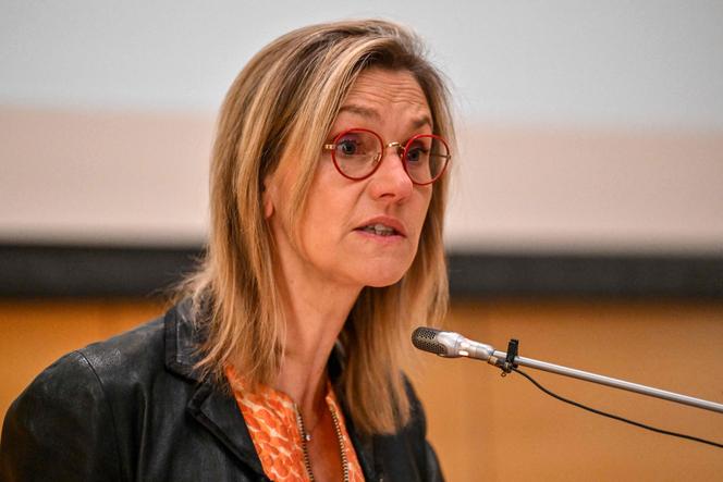 La ministre de la transition écologique, Agnès Pannier-Runacher, à Pékin, le 29 mai 2025.