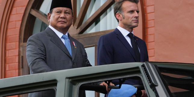Macron decorates Indonesian leader with France's highest honor