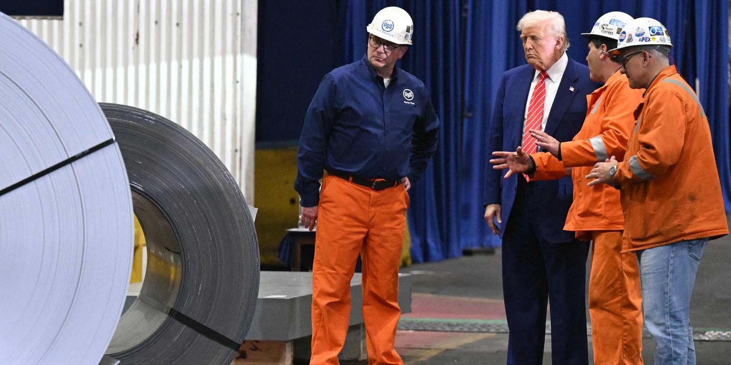 Droits de douane : Donald Trump veut faire passer la surtaxe sur l’acier et l’aluminium importés de 25 % à 50 %