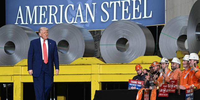Trump says to double steel tariff to 50%, set to take place next week