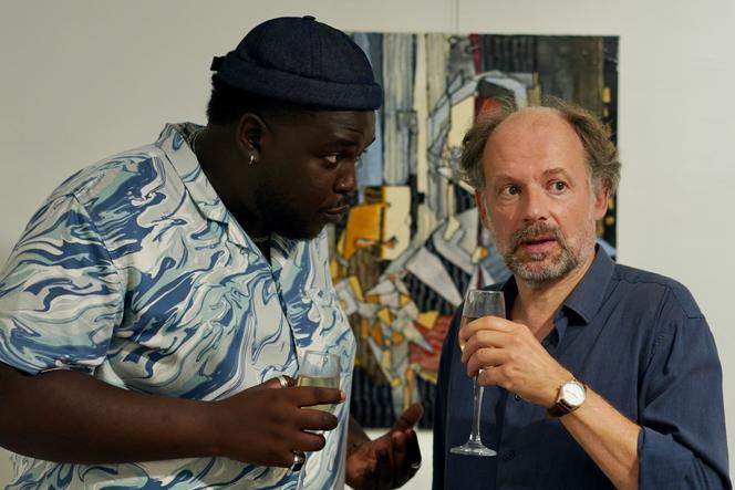 Salif Cissé (Baptiste Mendy) et Denis Podalydès (Pierre Chozène), dans « Le Répondeur », de Fabienne Godet.