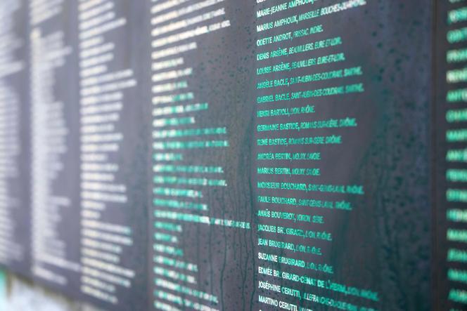 Le Mémorial de la Shoah de Paris qui a subi des jets de peinture verte, comme plusieurs sites juifs de la capitale, samedi 31 mai 2025.