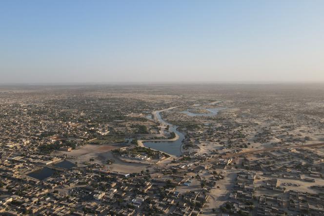Vue aérienne de Tombouctou, au Mali, le 19 janvier 2022.