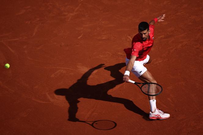 Novak Djokovic, en huitièmes de finale de l’édition 2025 de Roland-Garros, le 2 juin 2025.
