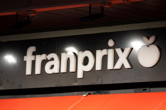 Une enseigne Franprix, à Paris, le 15 janvier 2025.