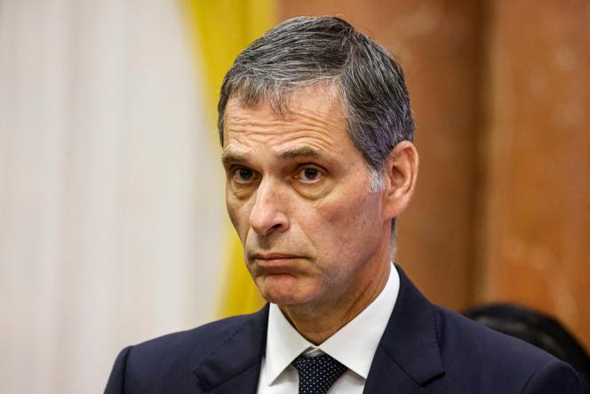 Rodolphe Saadé, au palais présidentiel de Hanoï (Vietnam), le 26 mai 2025.