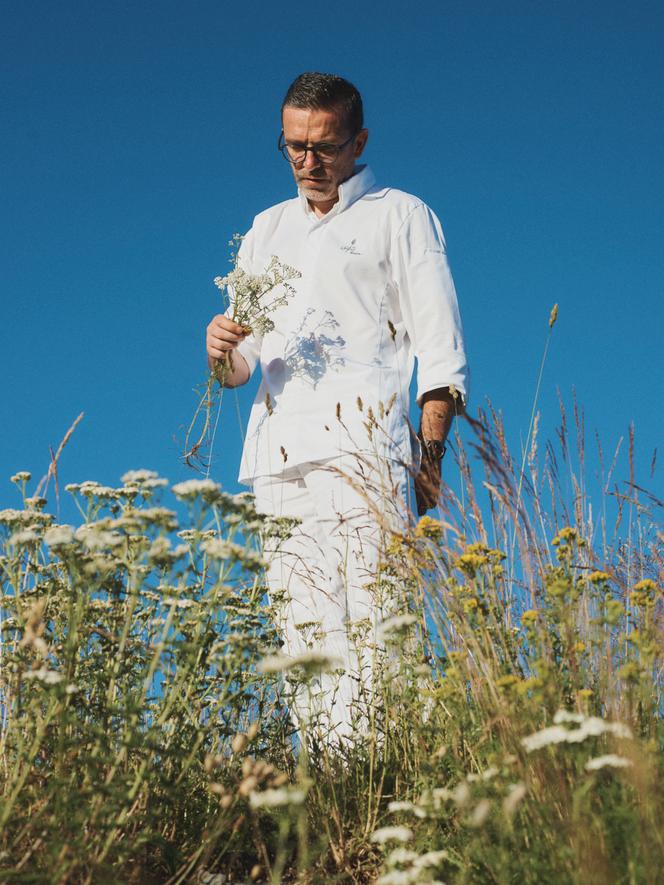 Sébastien Bras, à Laguiole, dans le sud de la France, en 2016.