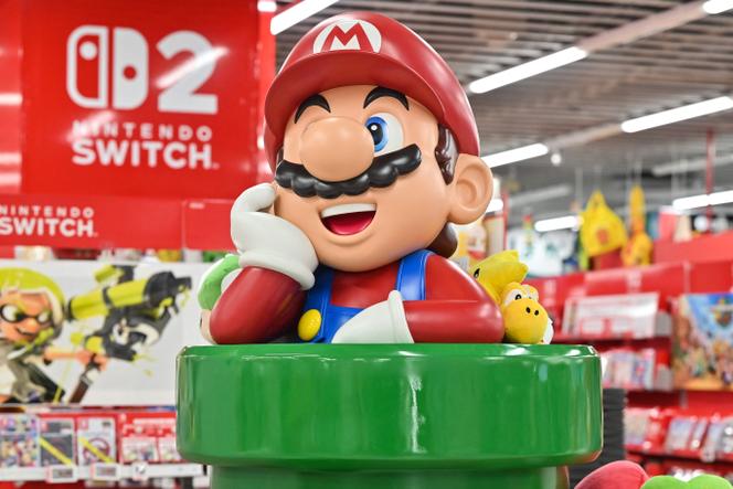Campagne de promotion de la Nintendo Switch 2, dans un magasin de Nagoya (Japon), le 2 juin 2025.