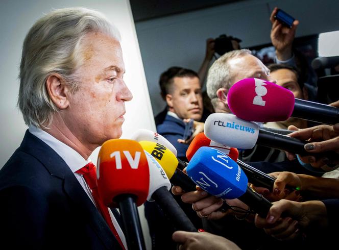 Geert Wilders, chef du parti d’extrême droite néerlandais PVV, à La Haye, le 3 juin 2025.