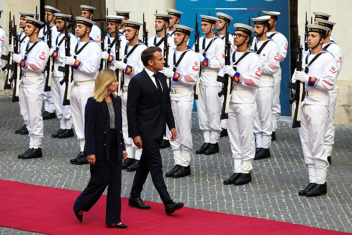 Meloni and Macron meet in Rome