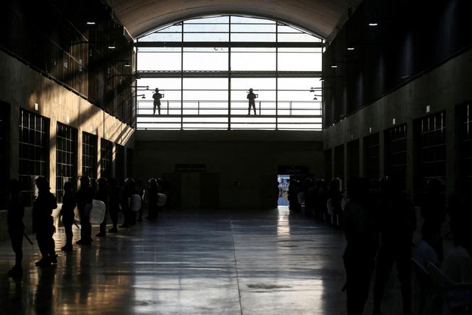 Dans la prison de haute sécurité Cecot, à Tecoluca, au Salvador, le 4 avril 2025.