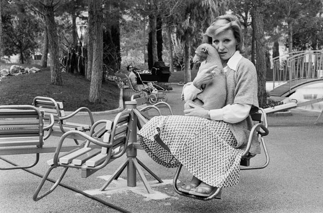 Nicole Croisille à Monte-Carlo, le 17 avril 1975.