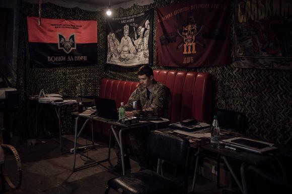 En una de las bases del Batallón Lobo Da Vinci en el distrito de Pokrovsk el 4 de junio de 2025.