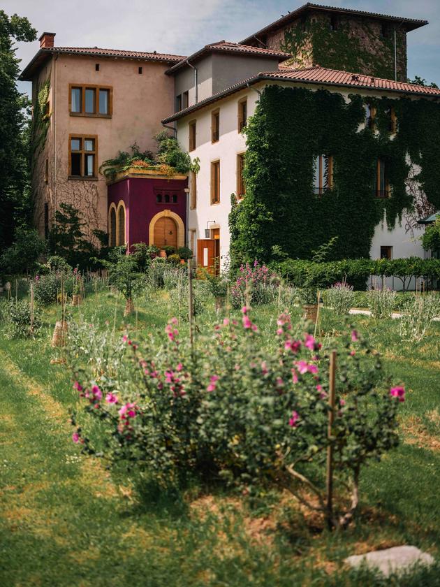 Le potager de l’établissement Le Bois sans feuilles, à Ouches.