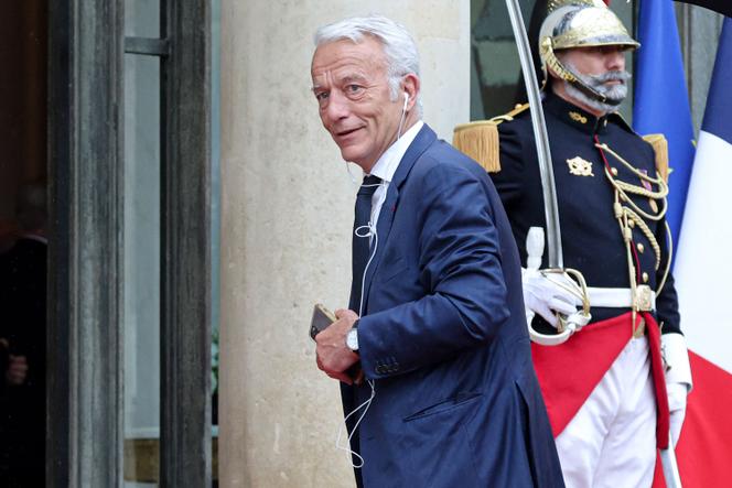 Le président du Mouvement des entreprises de France (Medef), Patrick Martin, arrive à l’Elysée, à Paris, le 5 juin 2025.