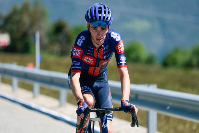 Romain Bardet lors de la 19ᵉ étape du Tour d’Italie, le 30 mai 2025.