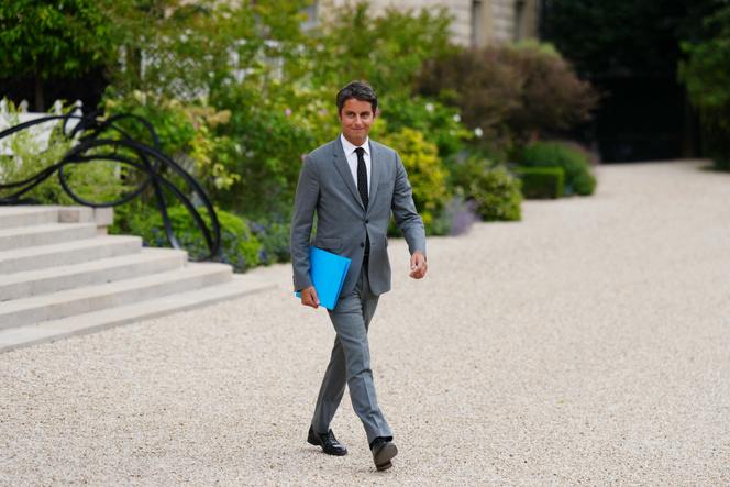 Gabriel Attal, à l’Elysée, le 23 août 2024.