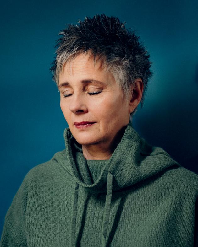 Anouk Grinberg, in Paris, March 18, 2025.