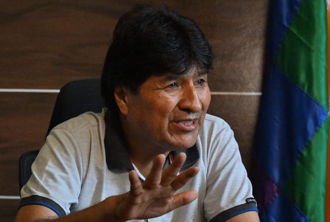 L’ancien président bolivien Evo Morales s’exprime lors d’une interview accordée à l’Agence France-Presse dans la zone de culture de coca de Lauca Ene, en Bolivie, le 28 avril 2025.
