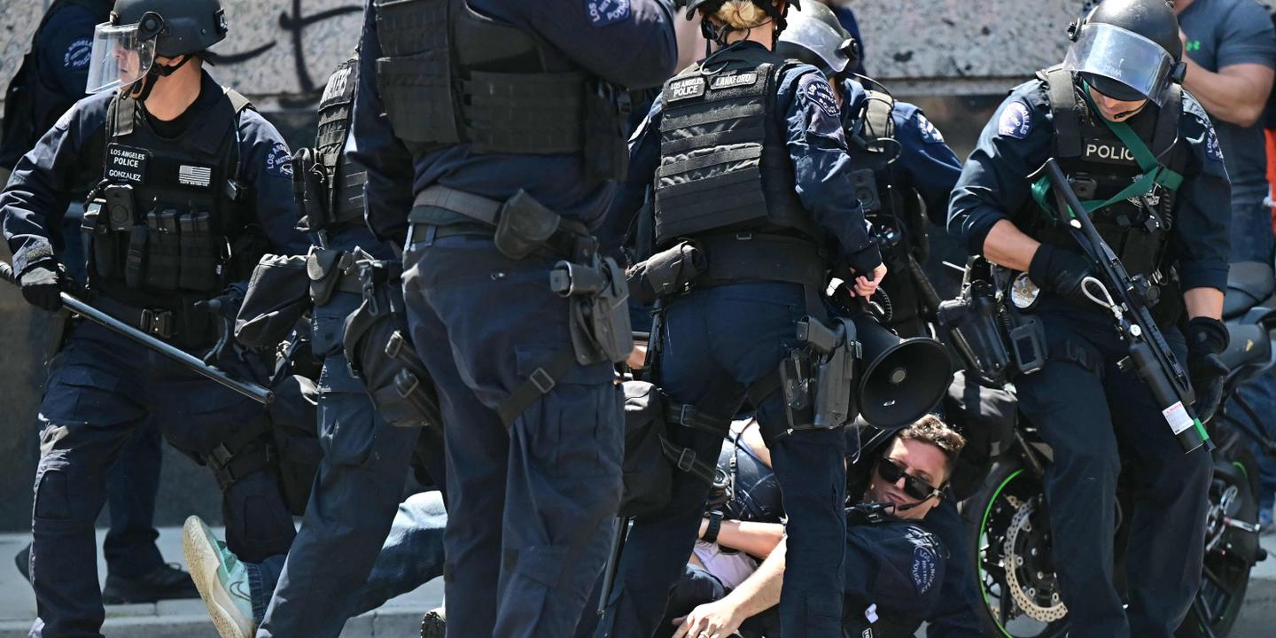 National Guard faces off with protesters hours after arriving in Los Angeles on Trump's orders