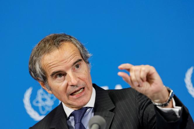 Rafael Grossi, directeur de l’Agence internationale de l’énergie atomique, lors d’une conférence de presse au siège de l’institution à Vienne, le 9 juin 2025.