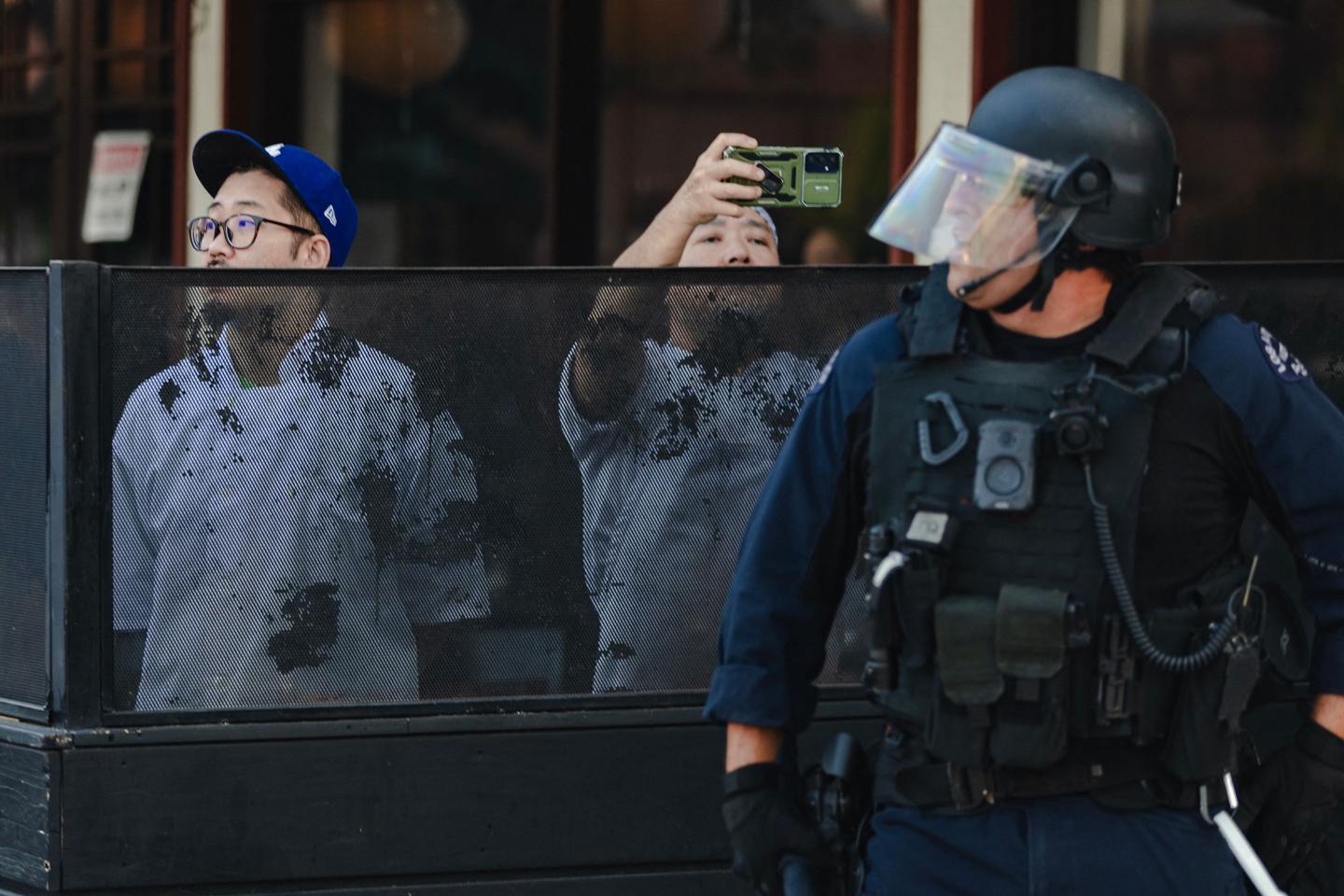 « A Los Angeles, la confrontation entre deux Amérique est une fable du pouvoir »