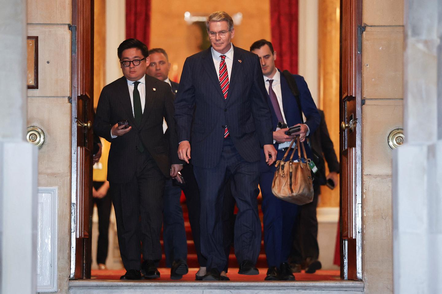 Treasury chief returns to US as China trade talks ongoing