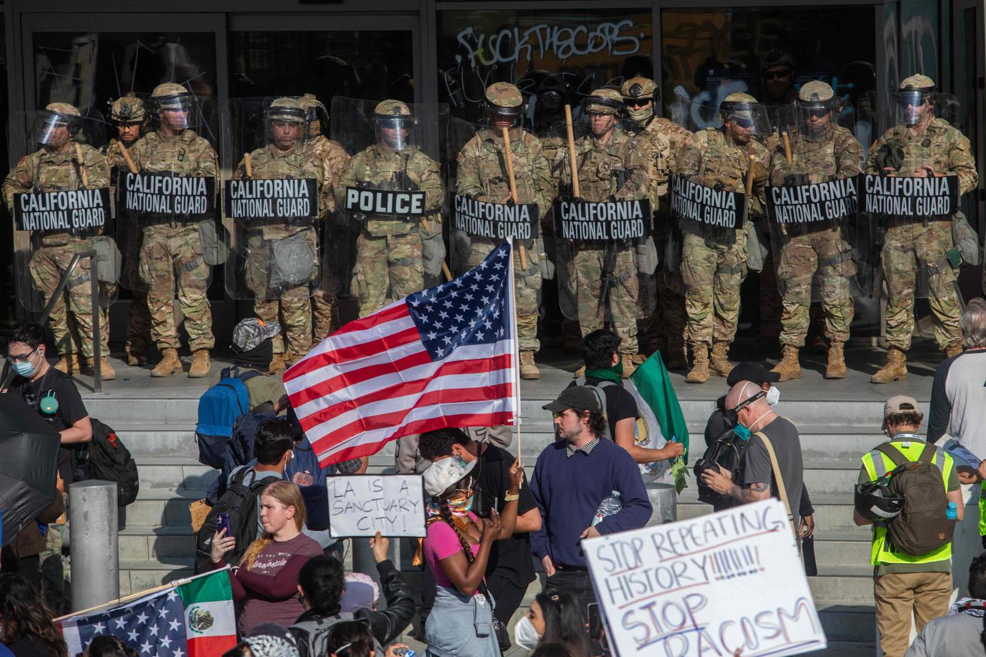 Los Angeles turns into battleground between Trump and California Governor Gavin Newsom