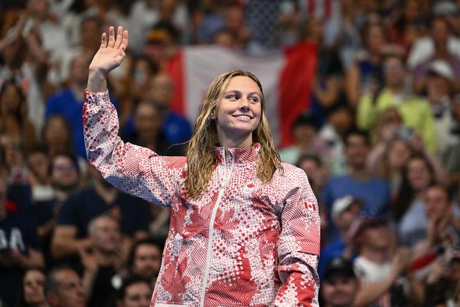Mcintosh de verão canadense nos Jogos Olímpicos de Paris em Nanterre em agosto de 2024.