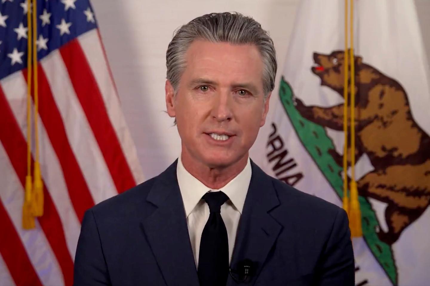 Gavin Newsom delivers scathing criticism of Trump: 'Democracy is under assault right before our eyes'